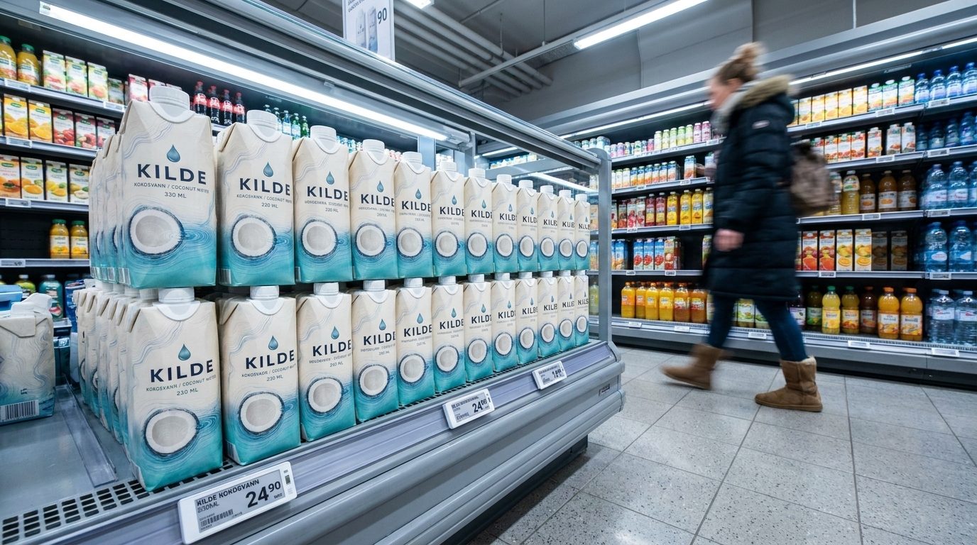 Scandinavian beverage aisle