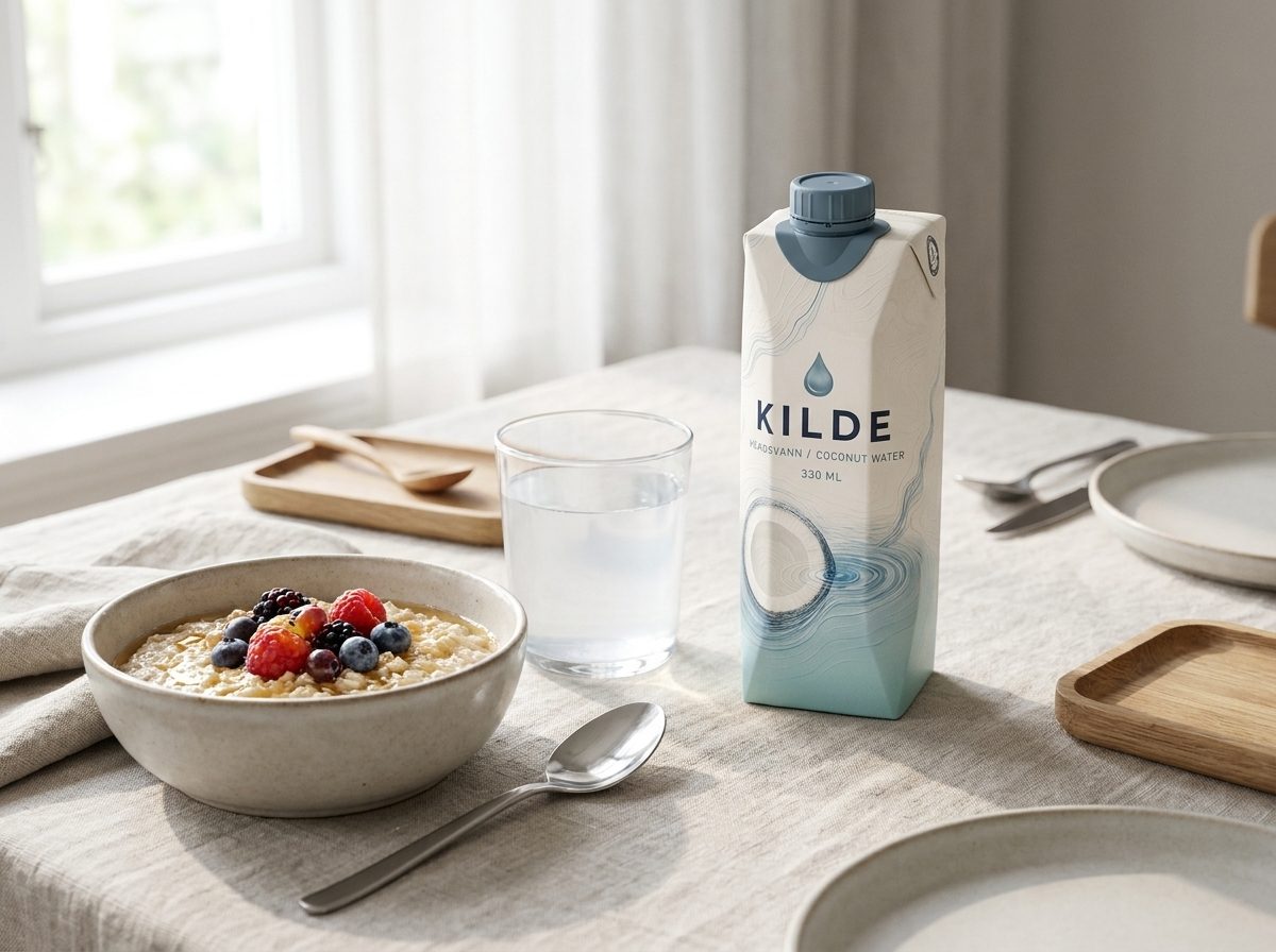 KILDE 1 L on a family breakfast table