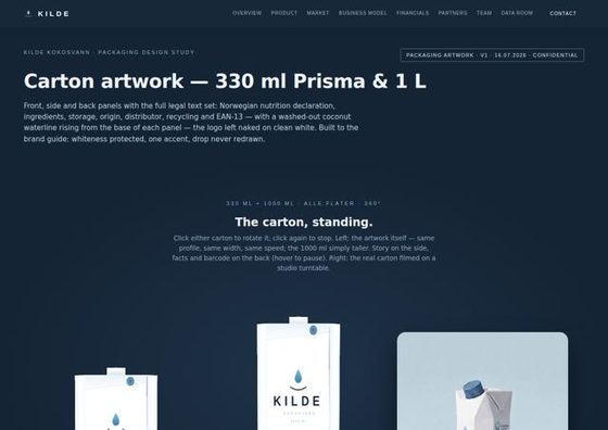 Cover preview — KILDE Packaging System PDF