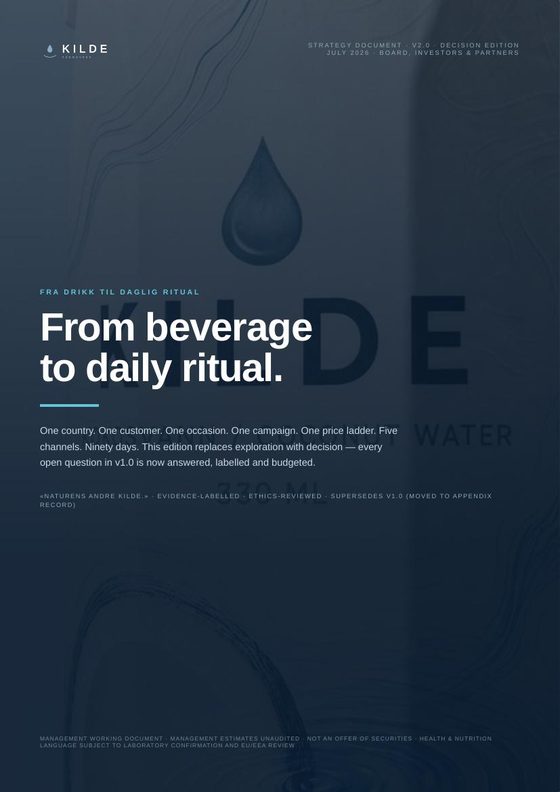 Cover preview — From Beverage to Daily Ritual strategy